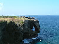 海岸と青い海